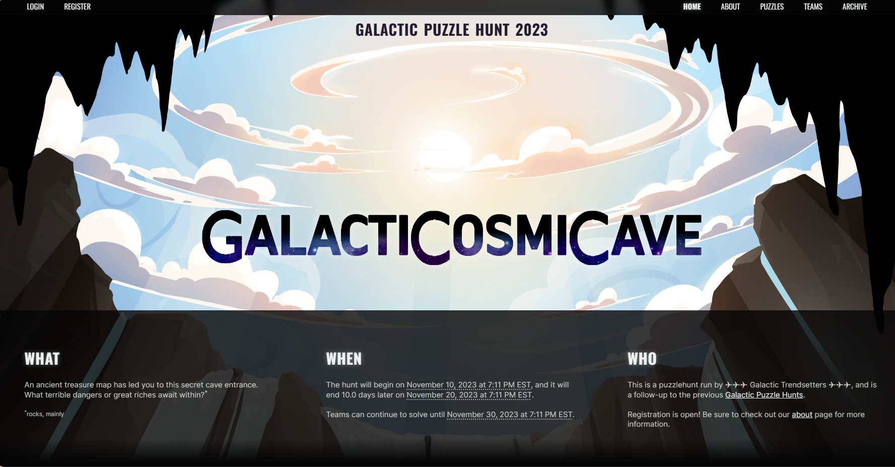 国际比赛11:Galactic Puzzle Hunt 2023