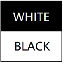 WHITE & BLACK